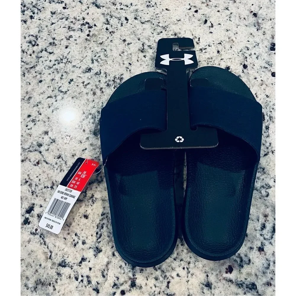 Under Armour Core Remix Canvas Slide Sandal